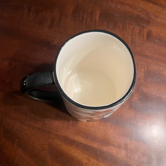 Signature Housewares Cow Graphic Coffee Mug Heart Glasses Red Bandana Tattoo - Picture 4 of 4